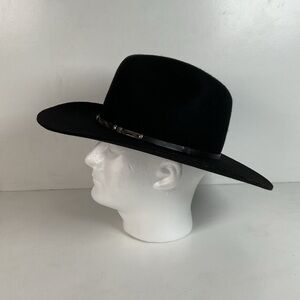 Alboum Hat Company Cowboy Hat 7 1/4” Rodeo King With Storage Case